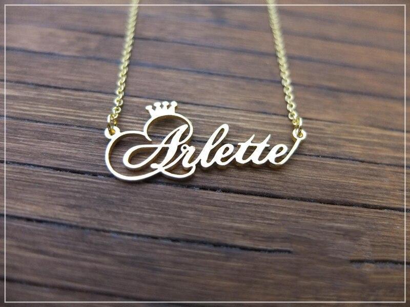 Crown Name Bracelet